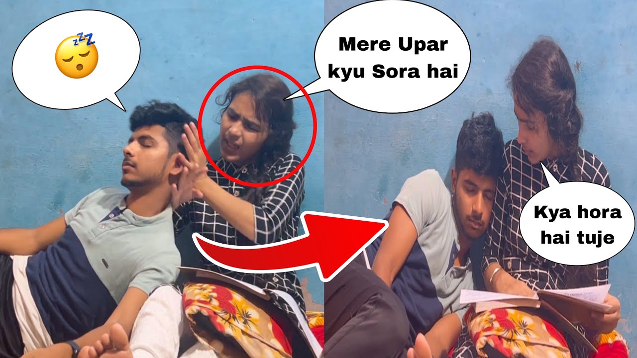 SLEEPING PRANK ON SISTER IN THE ROOM PRANK || EPIC REACTION || @ankushthevlogs229