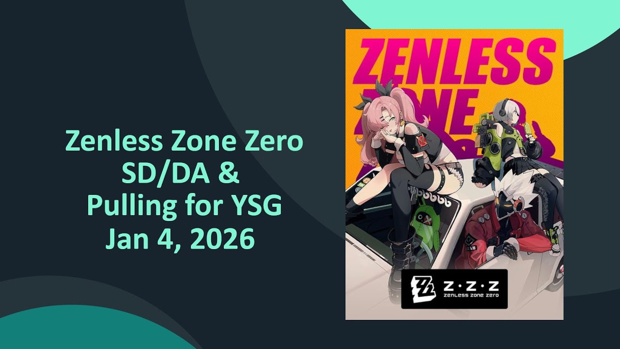Trying out the New SD, then DA and seeing how many rolls for YSG VOD