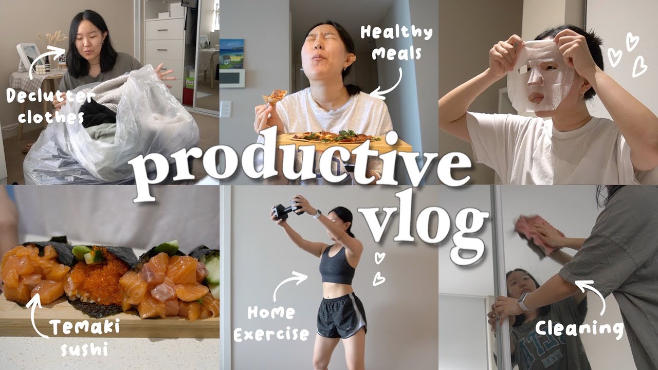 💫 a productive 2022 reset VLOG - cleaning, decluttering clothes, cooking + exercise