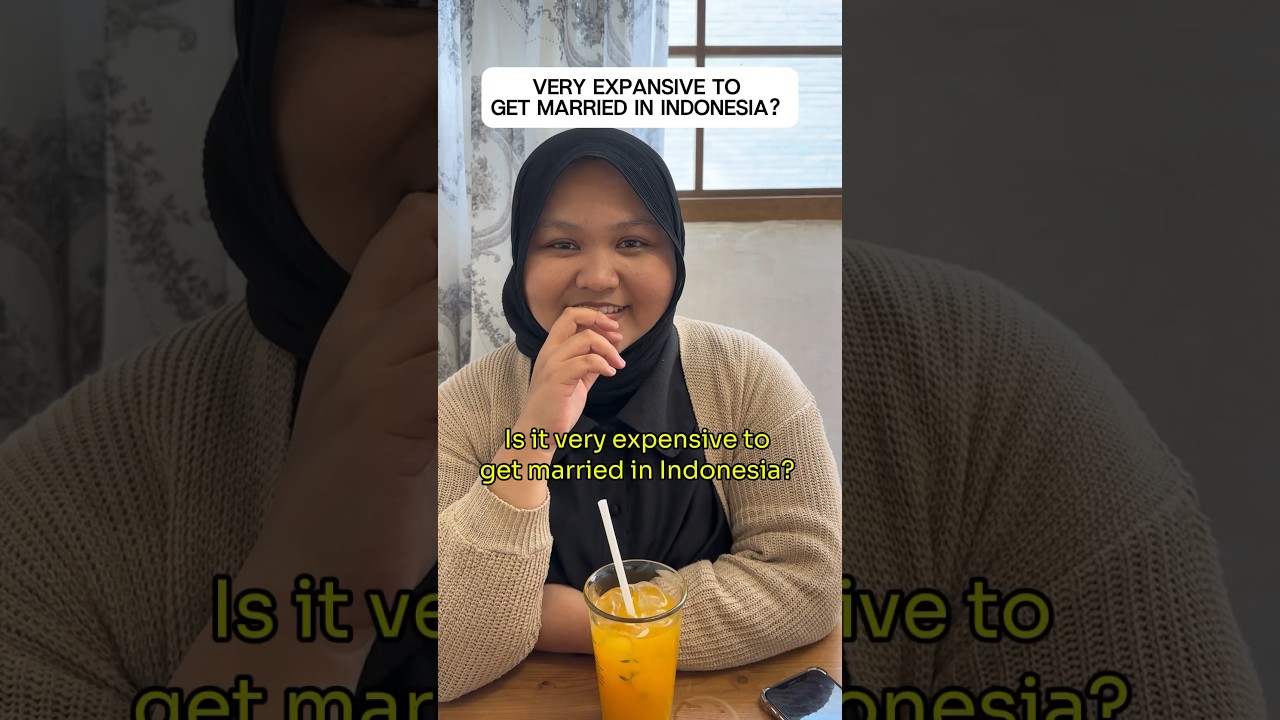 Is it expansive to get married in Indonesia? 💸#indonesian