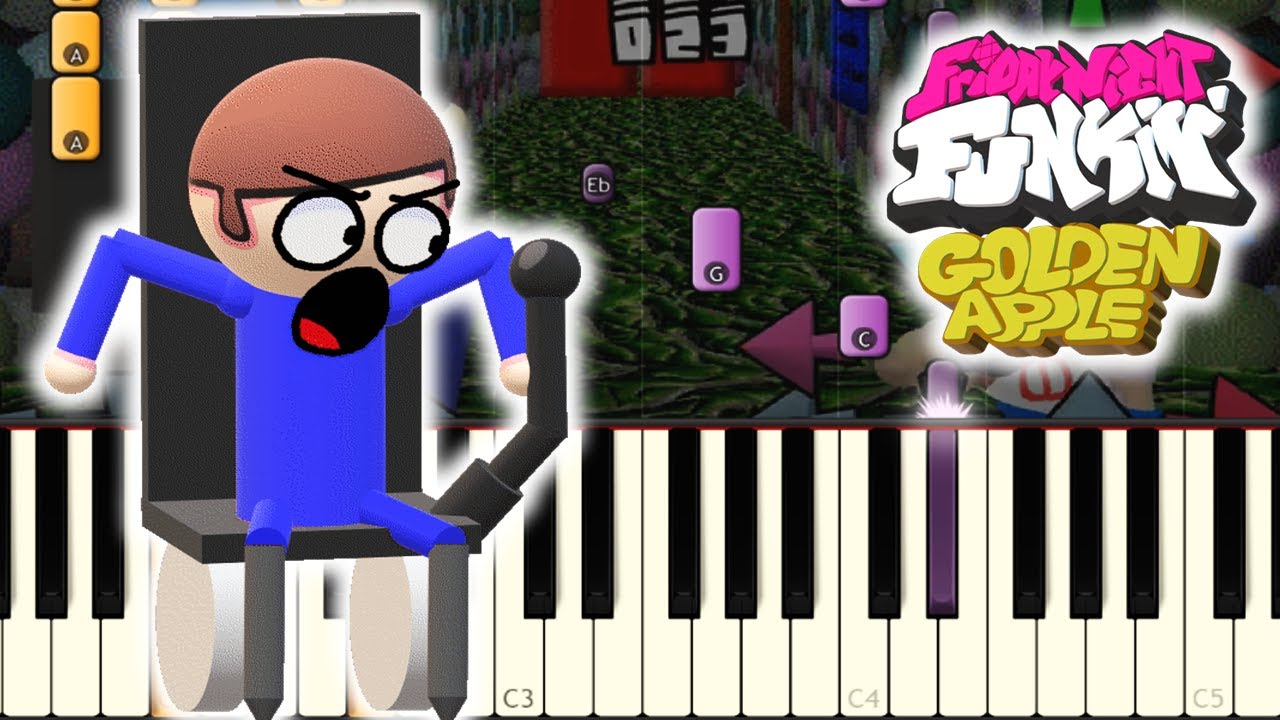 Algebra - Friday Night Funkin vs Dave and Bambi Golden Apple