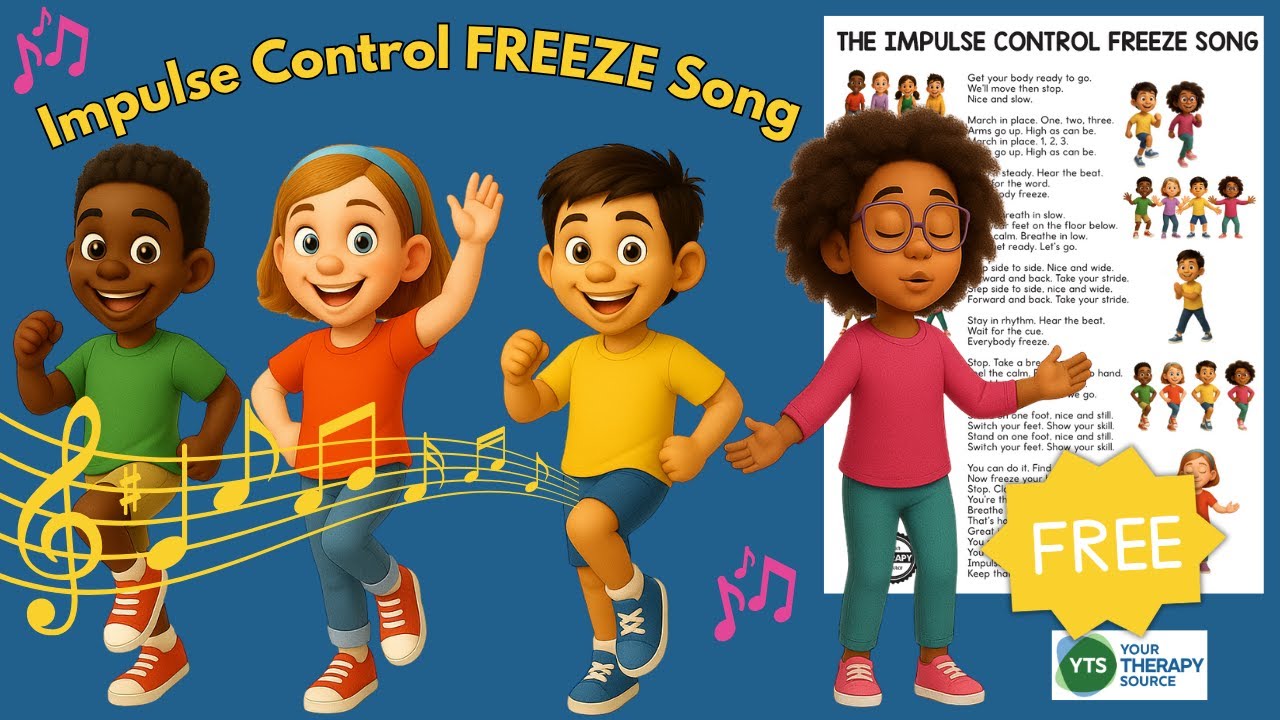Песня FREEZE для контроля импульсов с упражнениями для печати