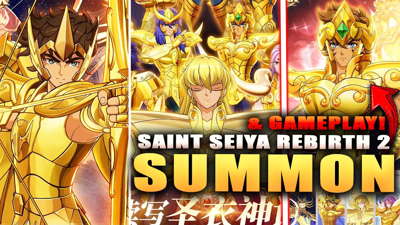 SAINT SEIYA REBIRTH 2 REROLL SUMMONS & GAMEPLAY! (x7game)