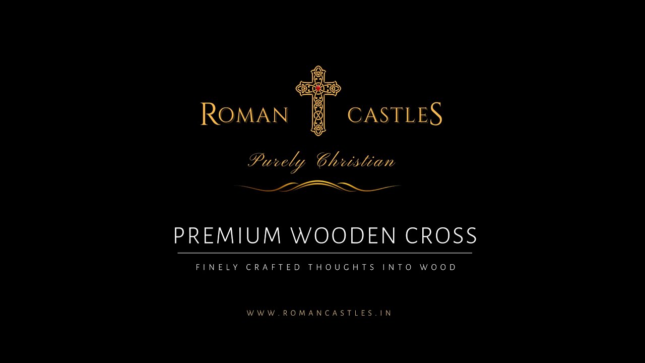 Roman Castles Premium Teak Wooden Cross