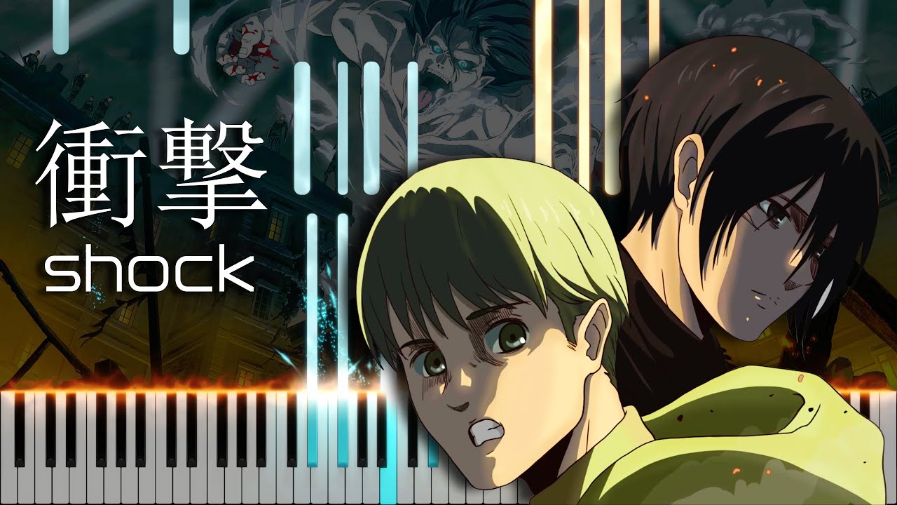 [FULL] Attack on Titan: The Final Season (Season 4) ED「Shougeki (衝撃)」Piano Tutorial