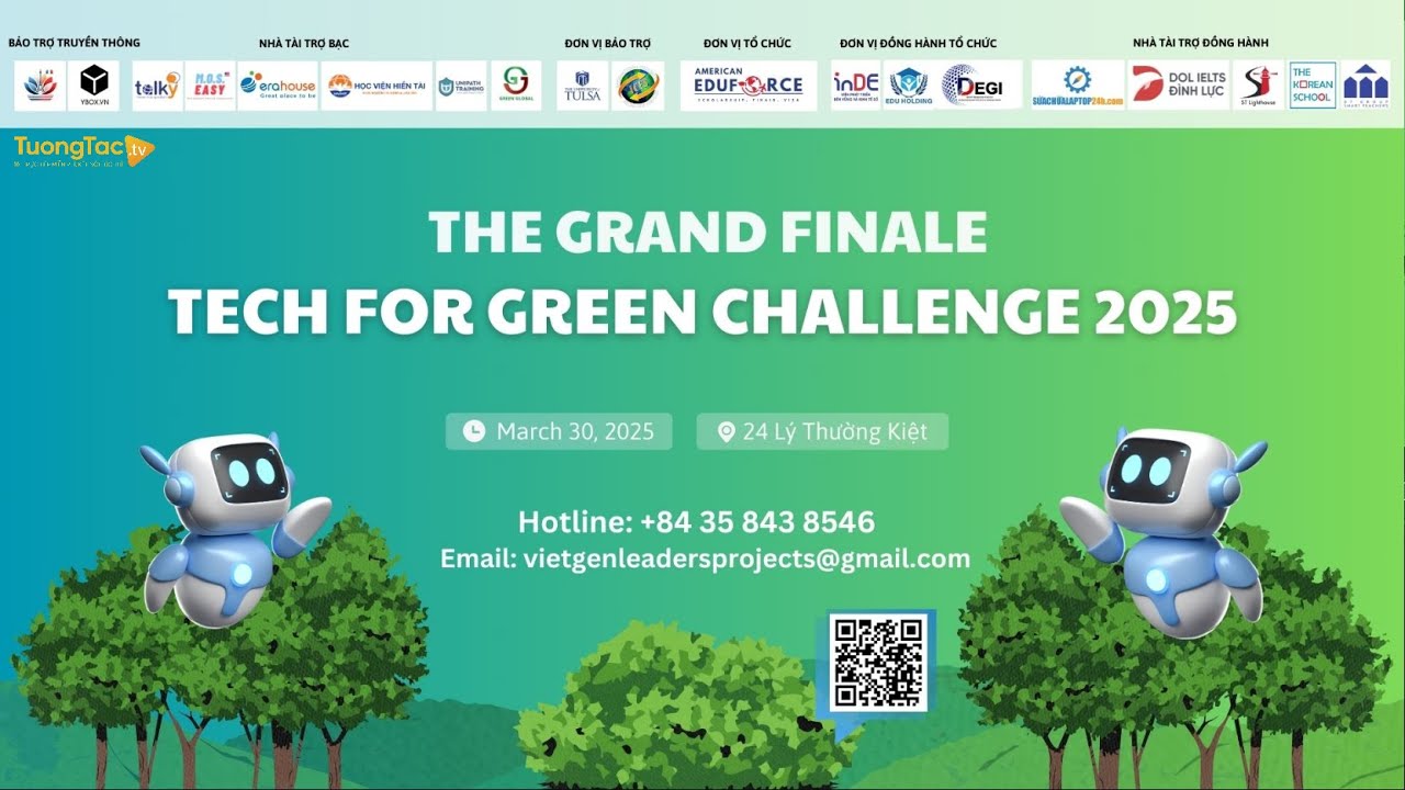 TUONGTAC.TV | VÒNG CHUNG KẾT CUỘC THI TECH FOR GREEN CHALLENGE 2025 | 24 LÝ THƯỜNG KIỆT, HÀ NỘI