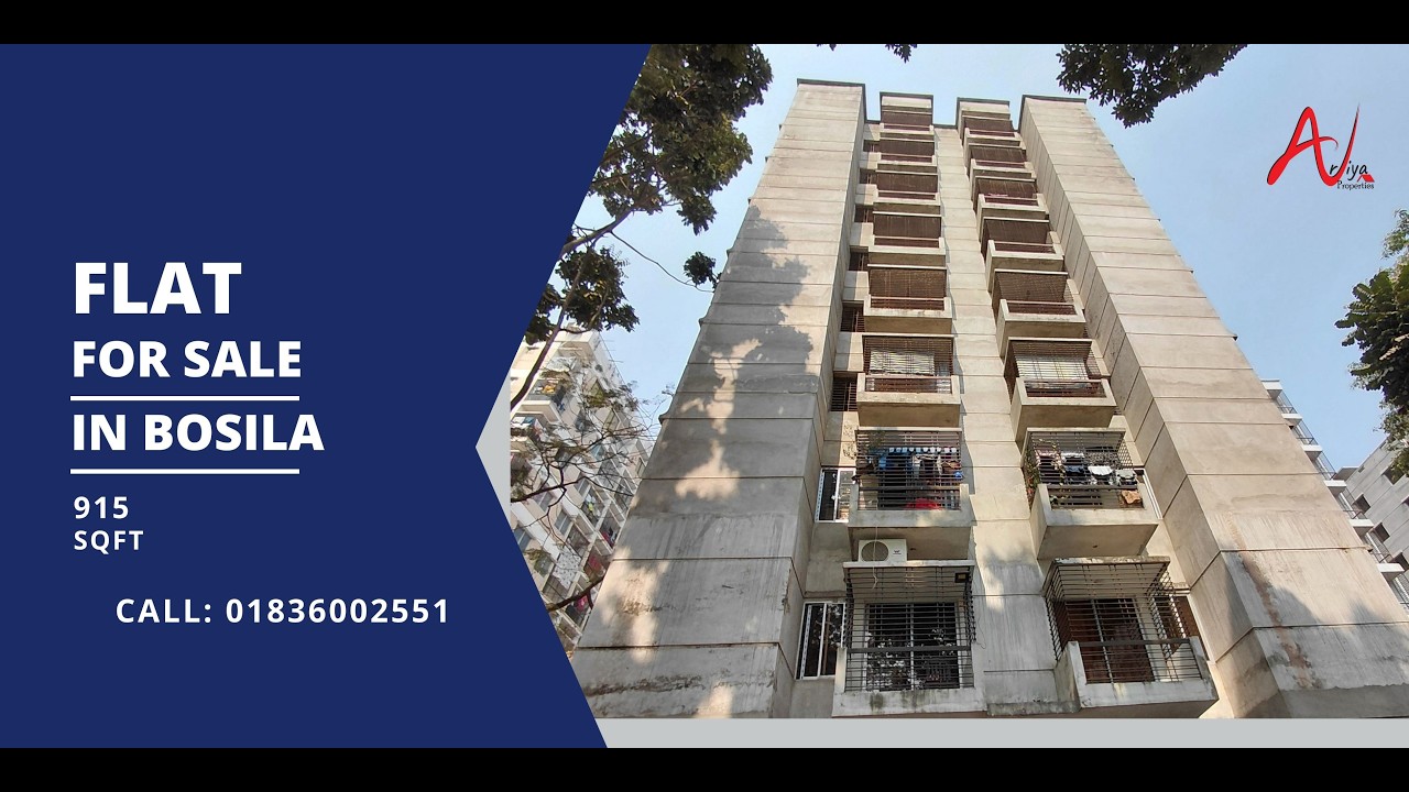 Bosila City 915 SQFT Small Flat in Sale || Ariya Properties