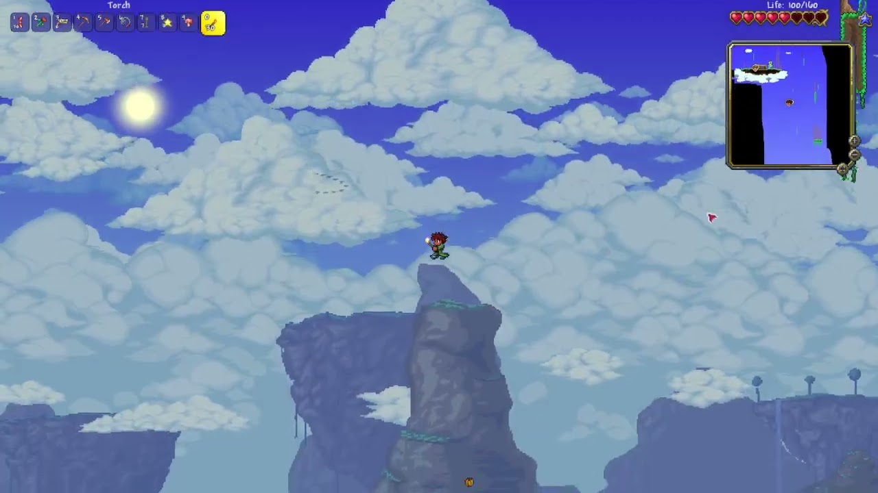 Terraria I am error world seed playthrough part 1