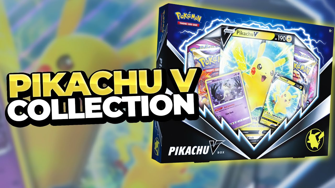 Opening the BRAND NEW Pikachu V Collection Box