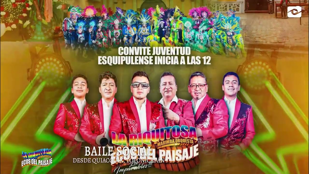 Baile Social con la Riquitosa Ecos del Paisaje desde Cantón quiacquix, Totonicapán