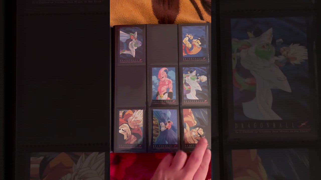 Ma collection de cartes Dragon Ball Z &eacute;dition Chromium 1996