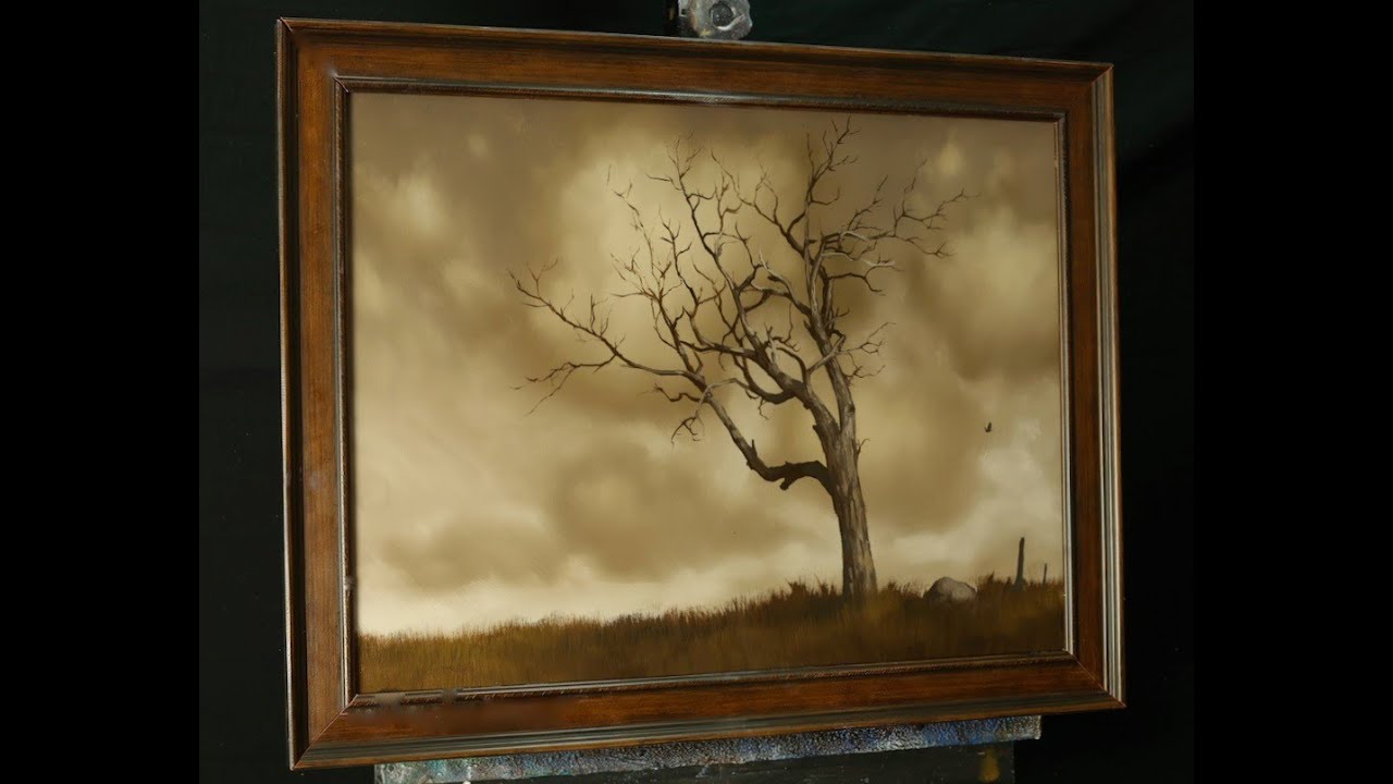 Alone - A full length landscape oil painting lesson with Tim Gagnon