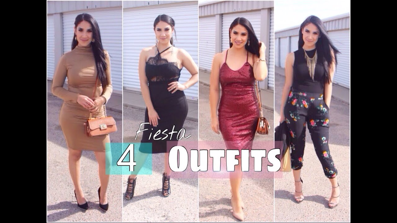 4 Ideas de Outfits Para Fiesta!