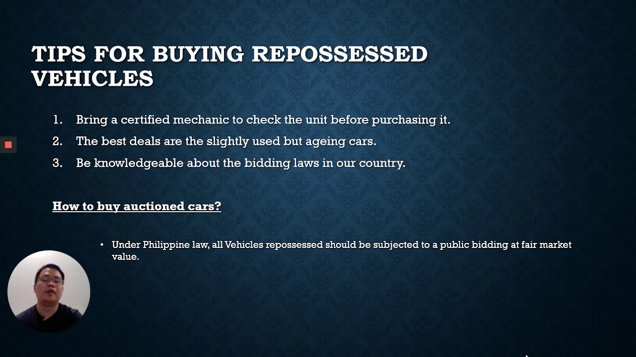 How to Buy repossessed Cars in the Philippines  - Join Bank Car Auctions