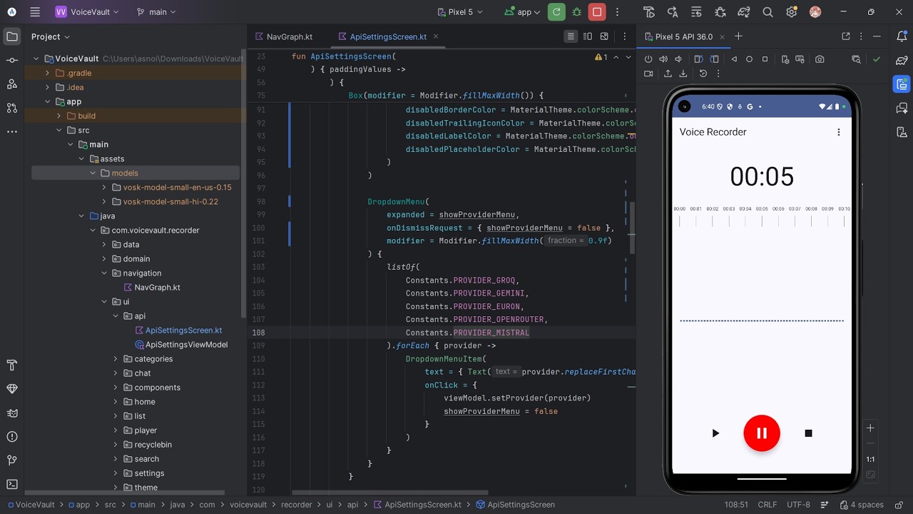 Create a Voice Recording App with Kotlin & Jetpack Compose