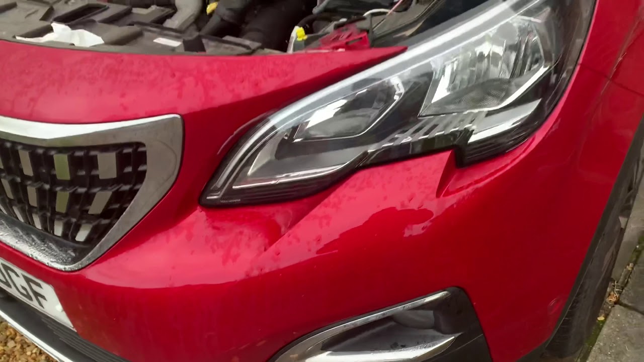 Jak wymienić żarówkę W Peugeocie 3008 H7 12v 55w