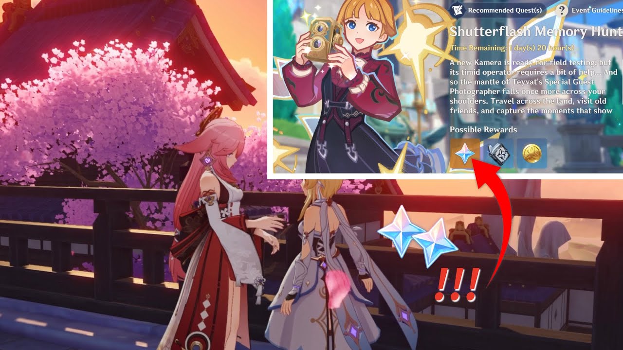 Photo-Taking for Primogems (Genshin Event Playthrough)