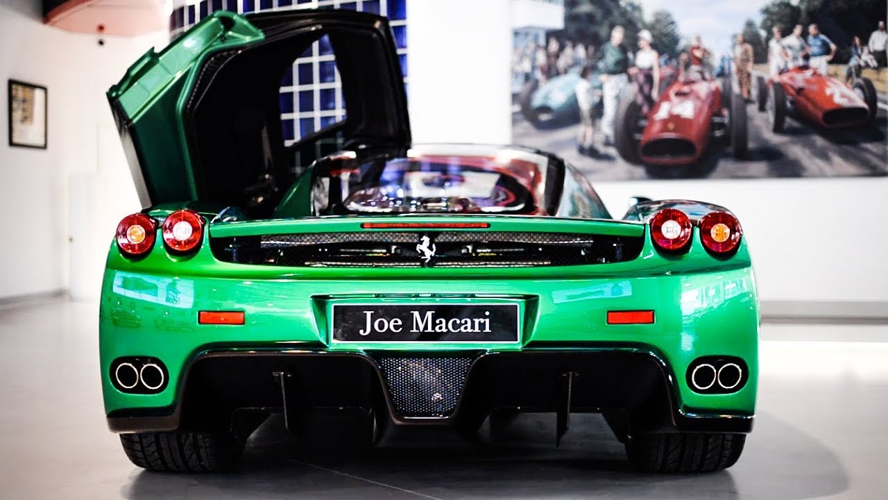 ONE of ONE EMERALD GREEN PAINTED FERRARI ENZO!!
