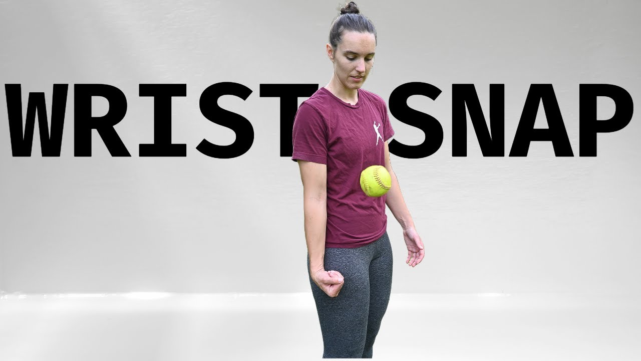 Wrist snap practice for softball pitchers | Practice with me!