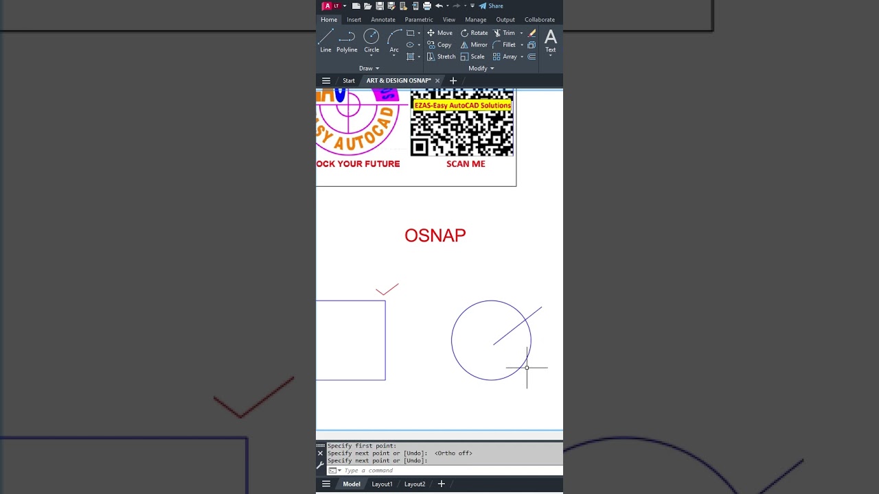 How to Easily Select Object Endpoints Using the AutoCAD OSNAP Command| EZAS &ndash; Easy AutoCAD Solutions