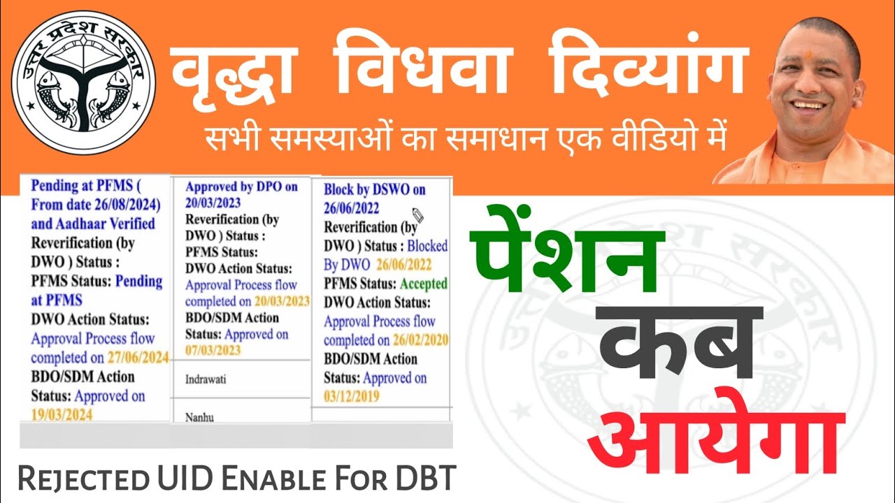 Vriddha Pension Kab Aayegi | Vridha Pension Pfms Pending | Old Age Pension | Vriddha Pension Kyc