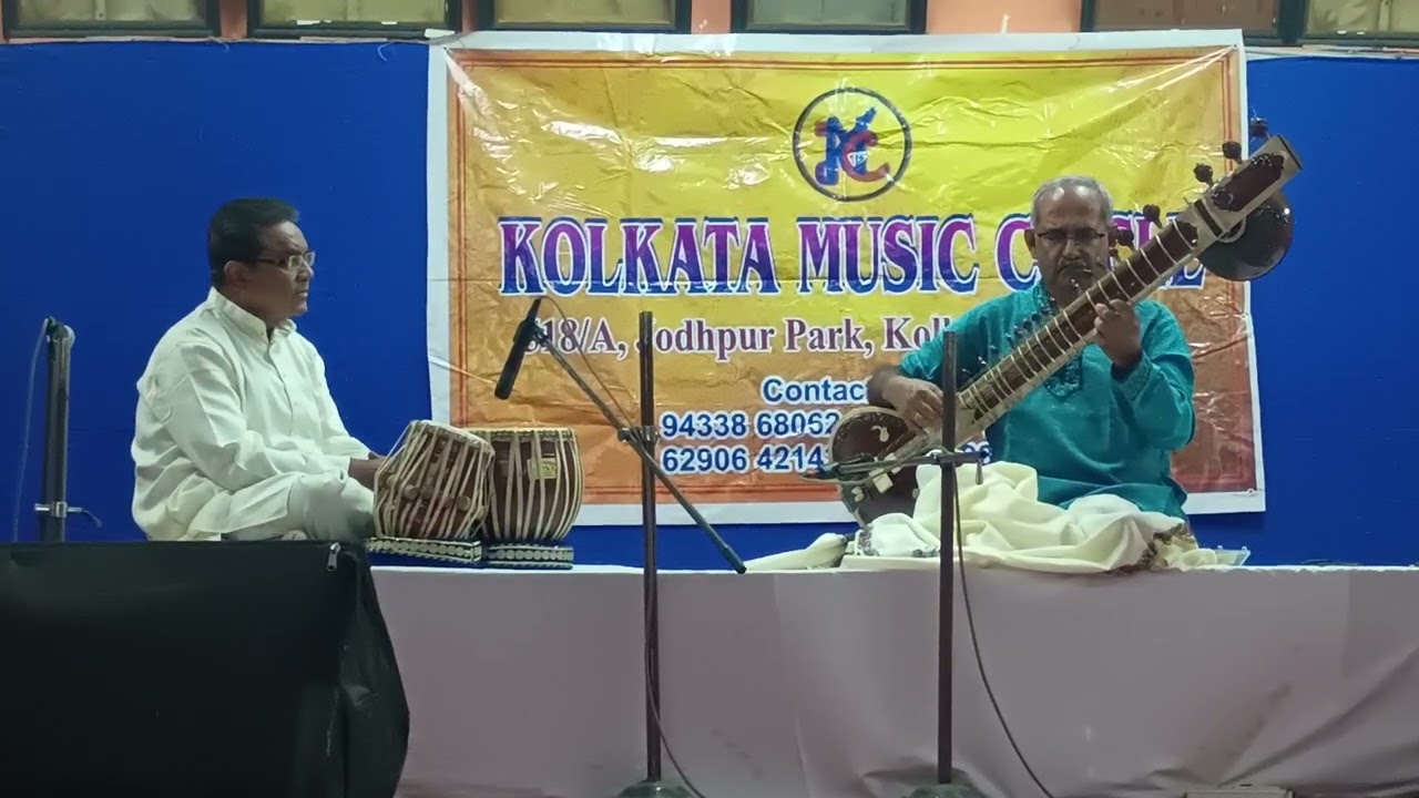 Rag Kirwani on Sitar by Shri Pinaki Chattopadhyay, Tabla Accompaniment – Shri Rudra Narayan Kalyani
