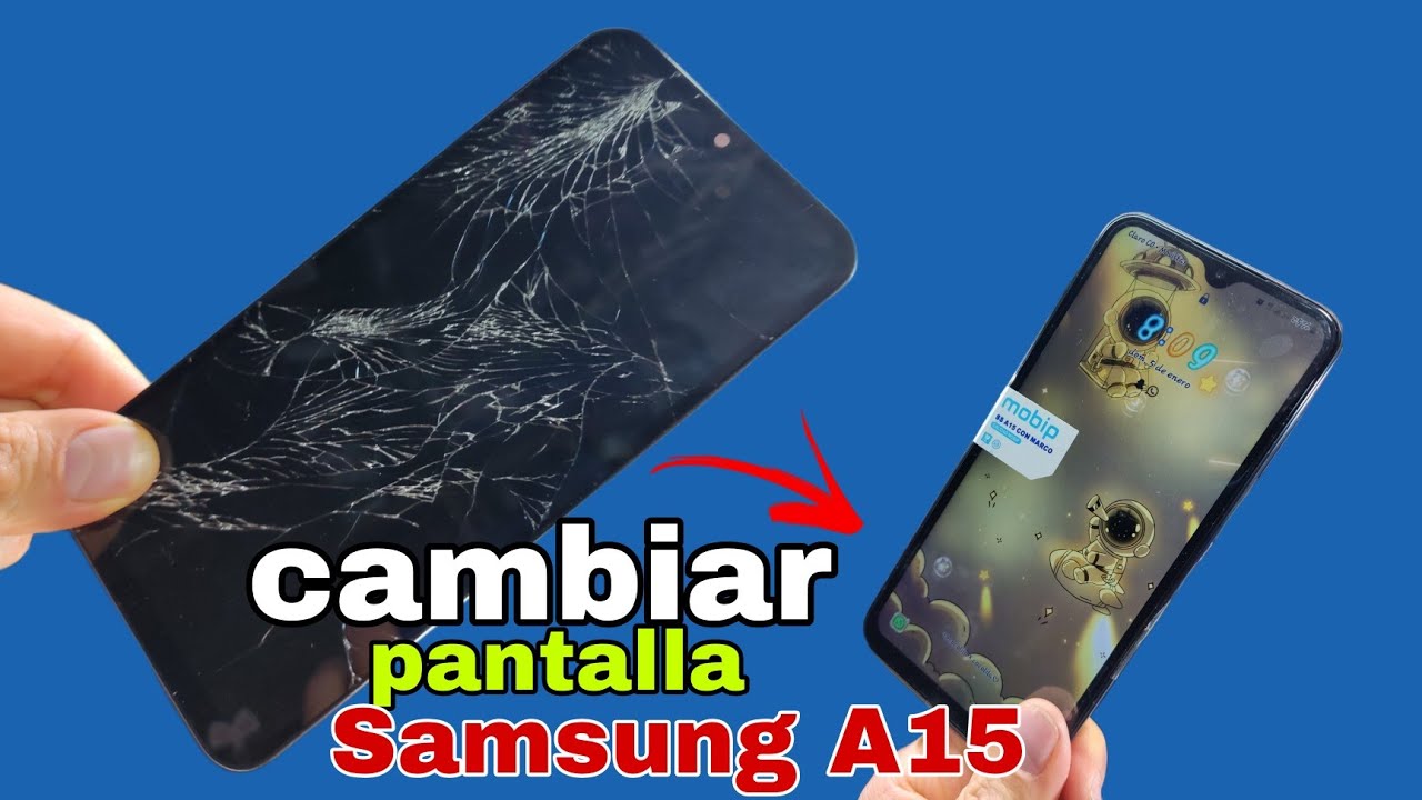 Cambiar PANTALLA o DISPLAY Samsung A15/DESTAPAR un Samsung a15 SM-A155M