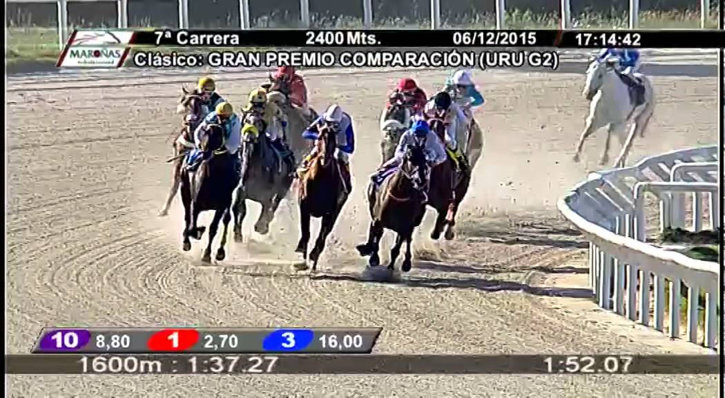 06/12/2015 – Hipodromo Maroñas – Carr 7 – GRAN PREMIO COMPARACIÓN