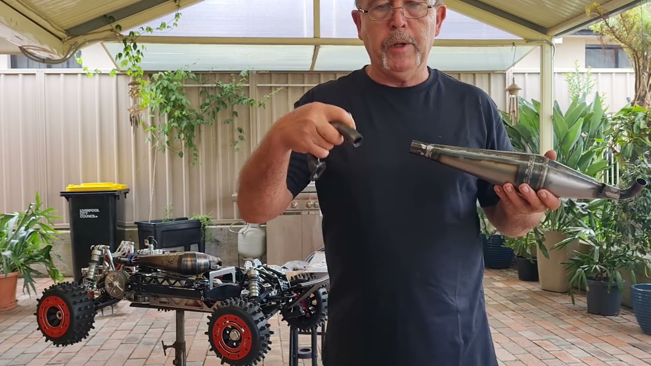 Rovan Taylor V2 35cc, Olimat pipe vs Taylor  pipe