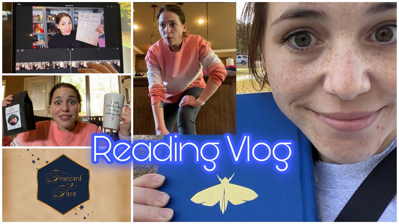 Triwizard-a-Thon Reading Vlog | Week 2 | Plus P.O. Box Unboxing, Working Out, & Editing a Video