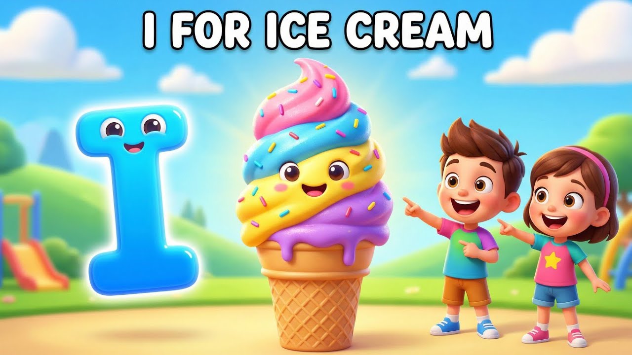 I for Ice Cream 🍦 | ABC Phonics Song | Letter I Words | Future Ai Kids