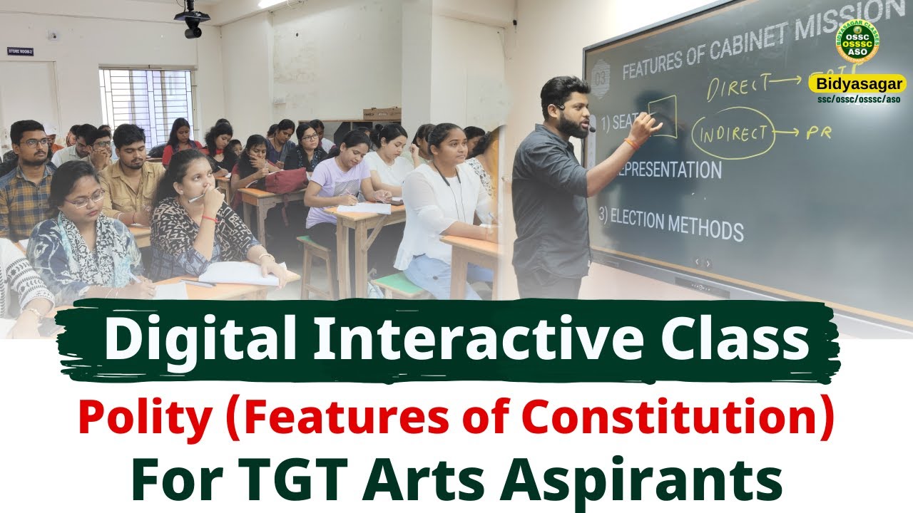 TGT (Arts) LTR RHT Preparation || GENERAL STUDIES (POLITY) || SSB TGT 2024 #bidyasagarclasses_tet