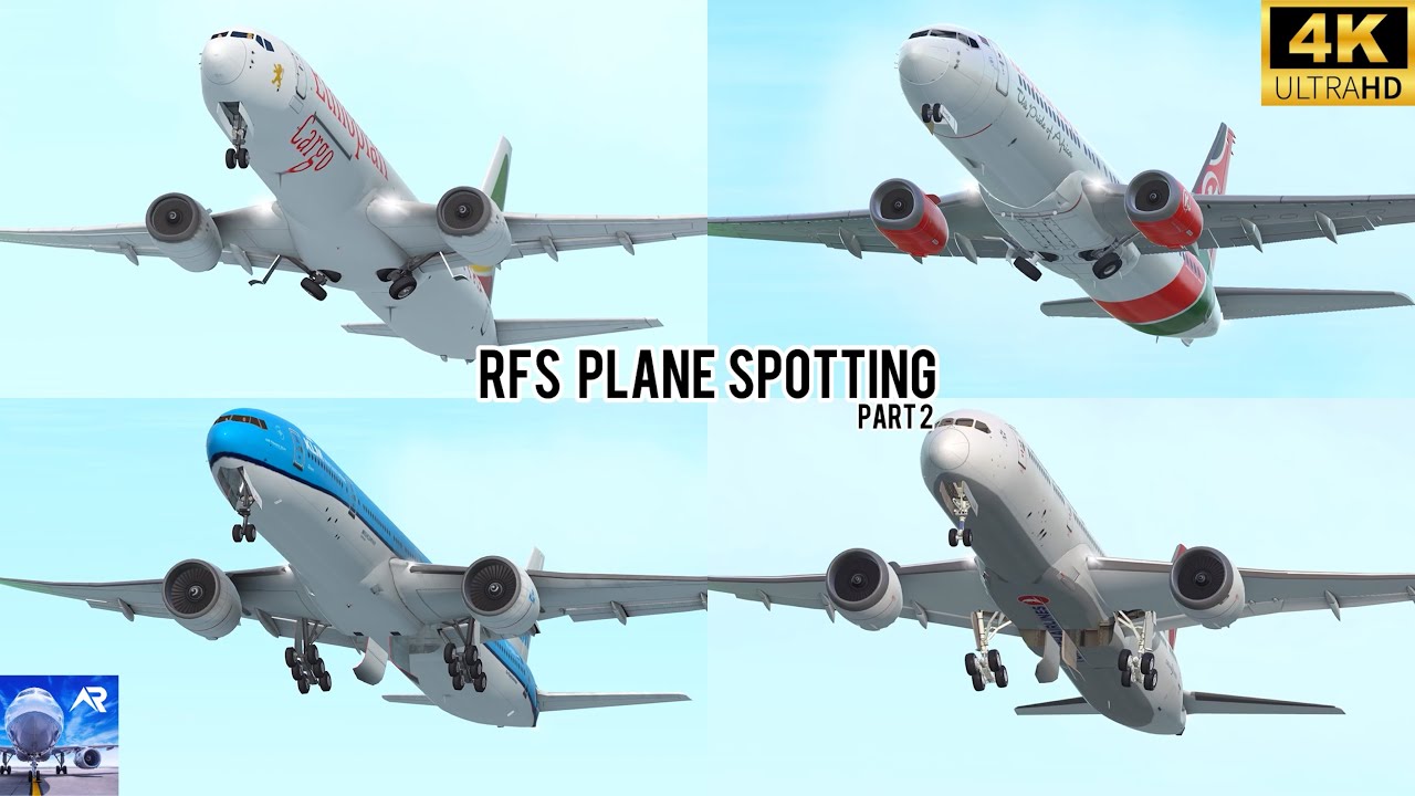 Cape Town Int’l Airport | RFS Plane Spotting | Part 2 |New Camera Set | 4K | #rfsnewupdate #leak