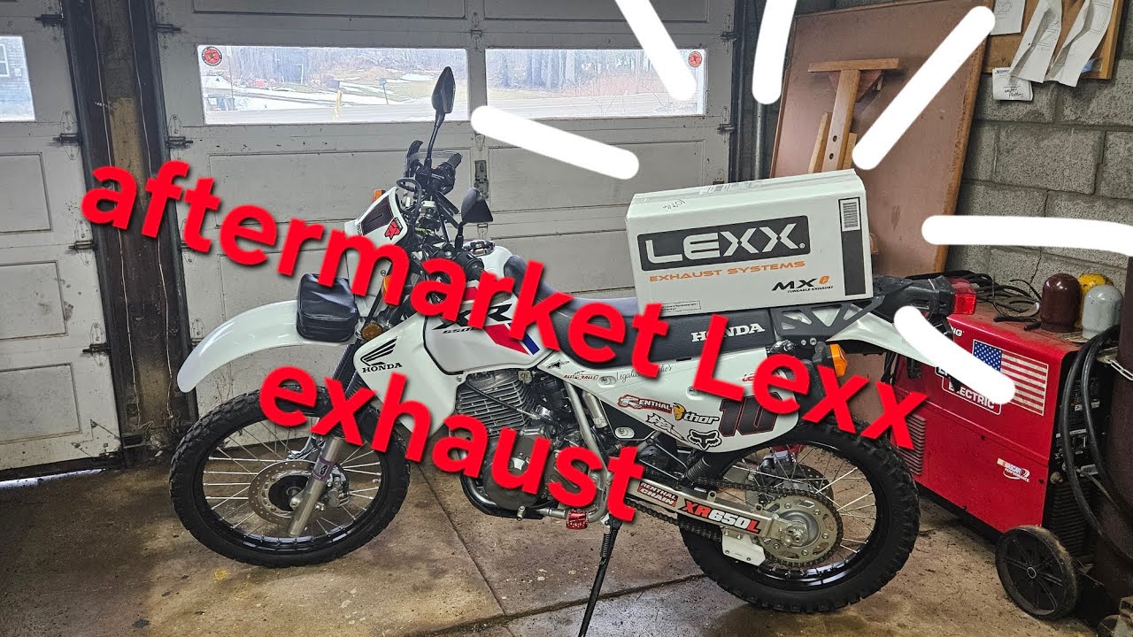 Установка выхлопной системы Lexx на Honda XR650L
