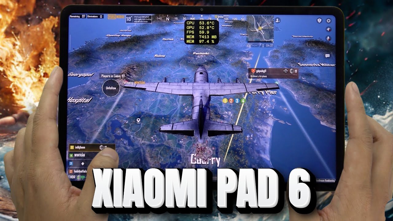 Xiaomi Pad 6 test game PUBG Mobile 2024 | Snapdragon 870