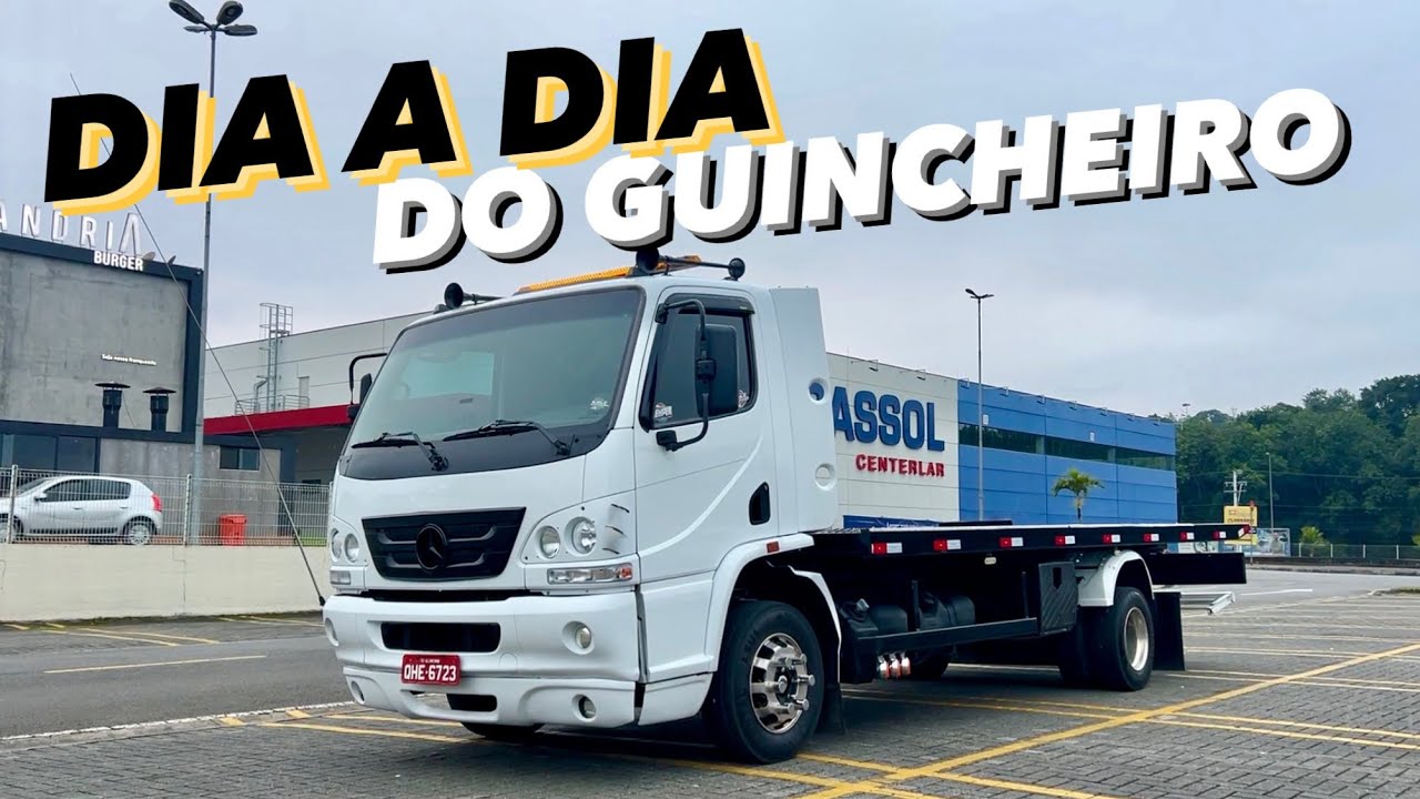 Como é trabalhar com CAMINHÃO GUINCHO | Mercedes Accelo | Curiosidade Automotiva
