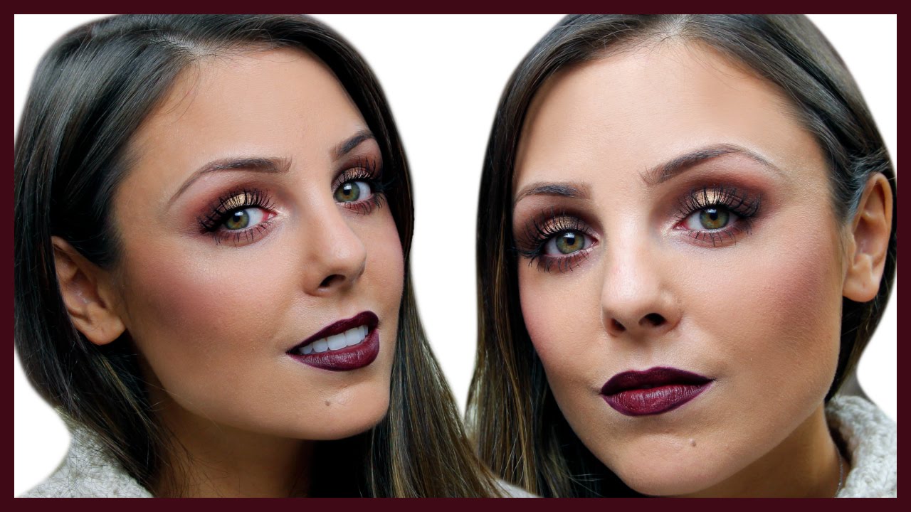 Dramatic Fall Makeup Tutorial + 2 Lip Combos | Kristi-Anne Beil