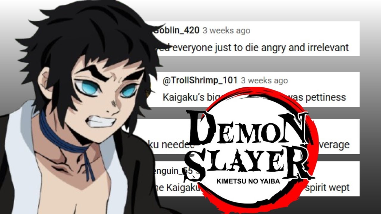 Nobody likes Kaigaku from Demon Slayer: Comment as song