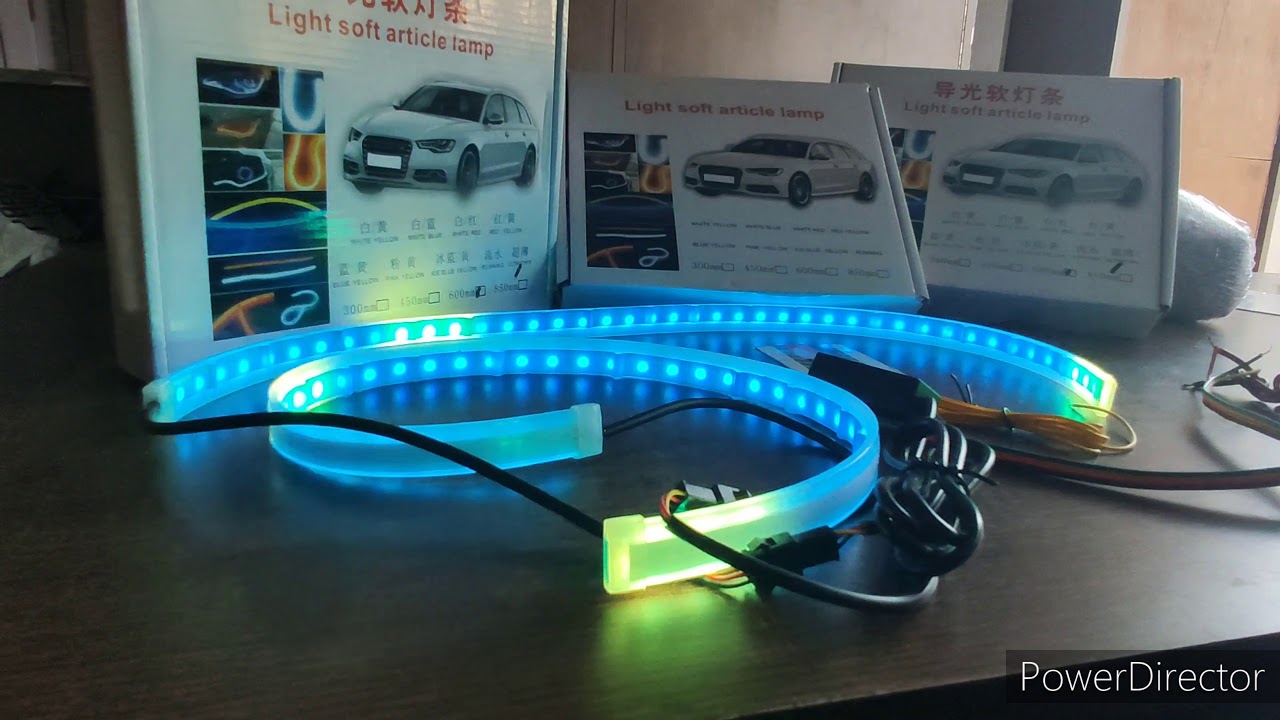 Rgb drl for all cars 1st time in india 2020 drl rgb strip rf oprated