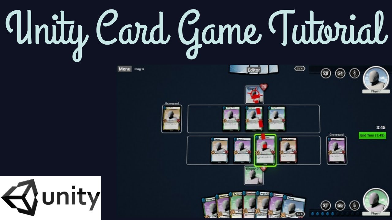 How to Create a Multiplayer Card Game in Unity 01: Setting up card database