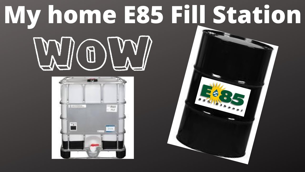 My DIY E85 Fill Station in 55 Gallon Drum in home garage!! | Amanda Rae Jean