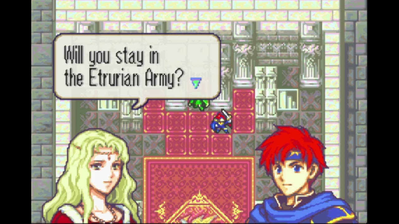 [Fire Emblem: The Binding Blade] Guinevere and Roy -「Epilogue, no Lilina A support」