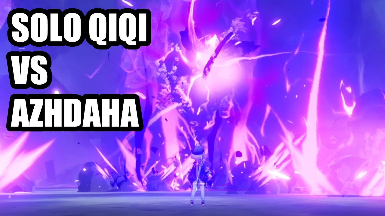 SOLO QIQI VS AZHDAHA - GENSHIN IMPACT