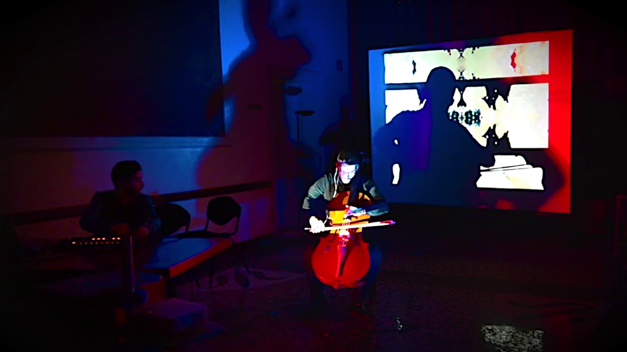 Simone Castellan - MOTE for amplified cello, live electronics & real-time video, Federico Motta
