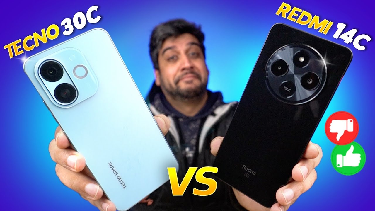 Tecno Spark 30C  Vs  Redmi 14C 5G ⚡️ Which is the Best Budget 5G Phone Under ₹15000?