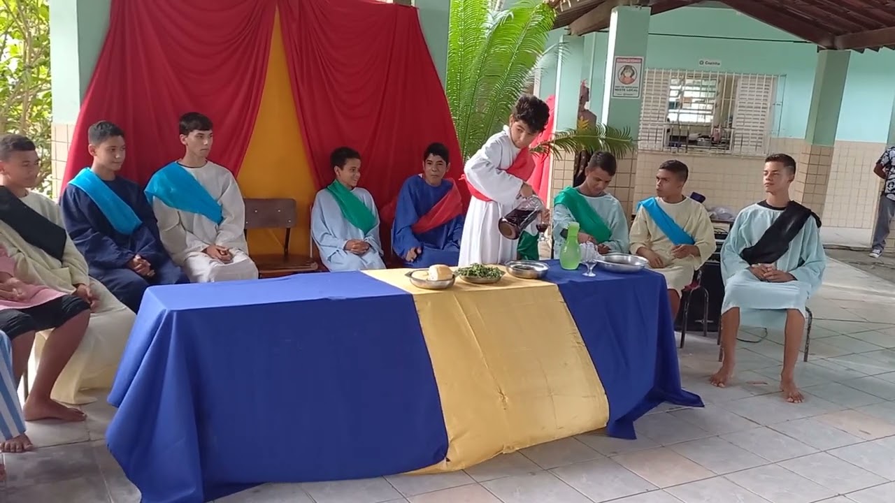 SANTA CEIA DO SENHOR - Escola Maria Luíza/Tacaimbó-PE