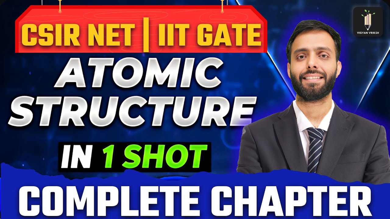 Atomic Structure | 1 Shot | Revision Program 2.O | CSIR NET IIT GATE IIT JAM