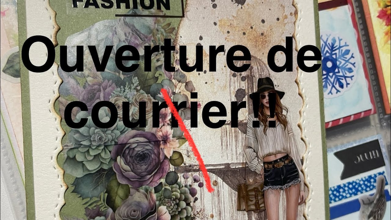 Un magnifique courrier de Laurence(the laulau), je ne voulais plus attendre pour l’ouvrir😍😘