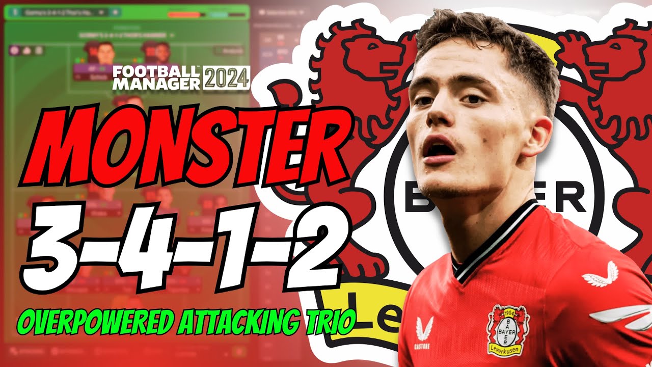 You MUST TRY This MONSTER FM24 3-4-1-2 Tactic | FM24 Tactics