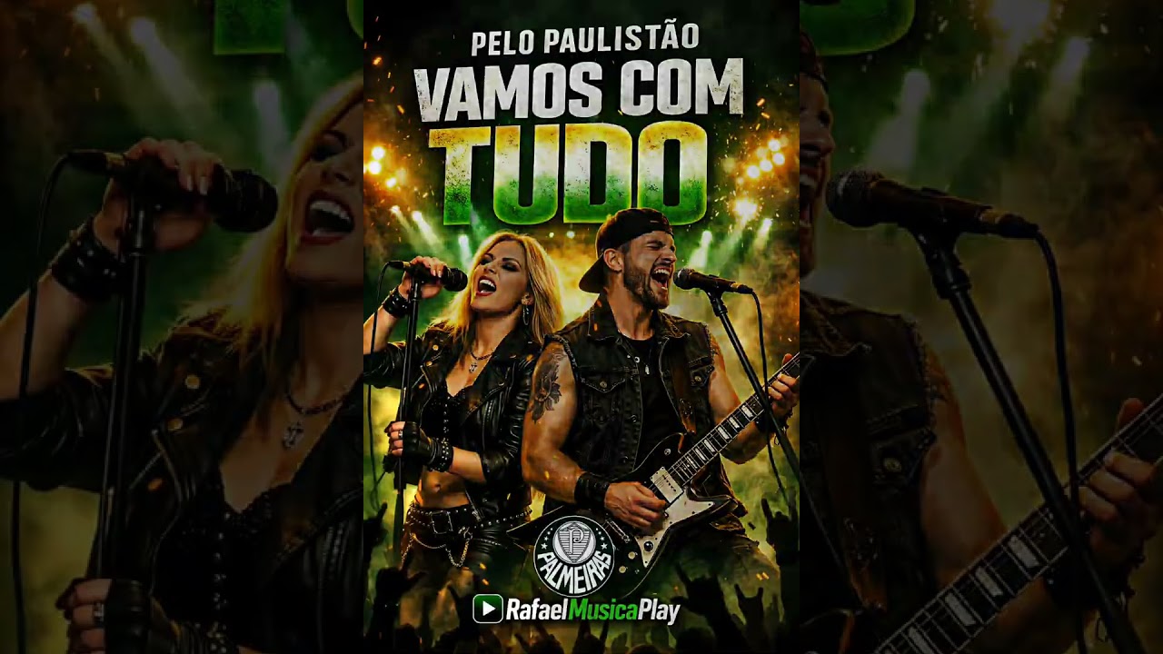 Pelo Paulistão Vamos Com Tudo,Pra Cima Verdão💚🤍💚 #Palmeiras #RafaelMusicaPlay